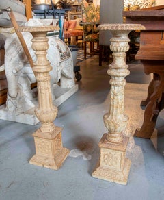 1990s Pair of Cast Iron Axemen with Antique Patina