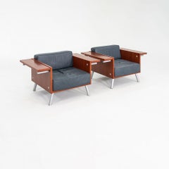 1990s Pair of Knoll Salsa Lounge Chairs by Paul Aferiat and Peter Stamberg