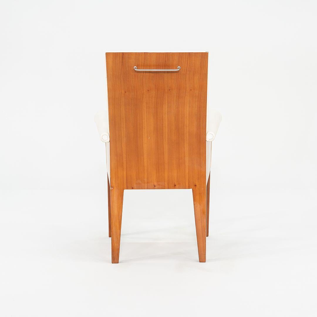 Pelle 1990s Coppia di poltrone Paramount di Philippe Starck per Driade Made in Italy in vendita