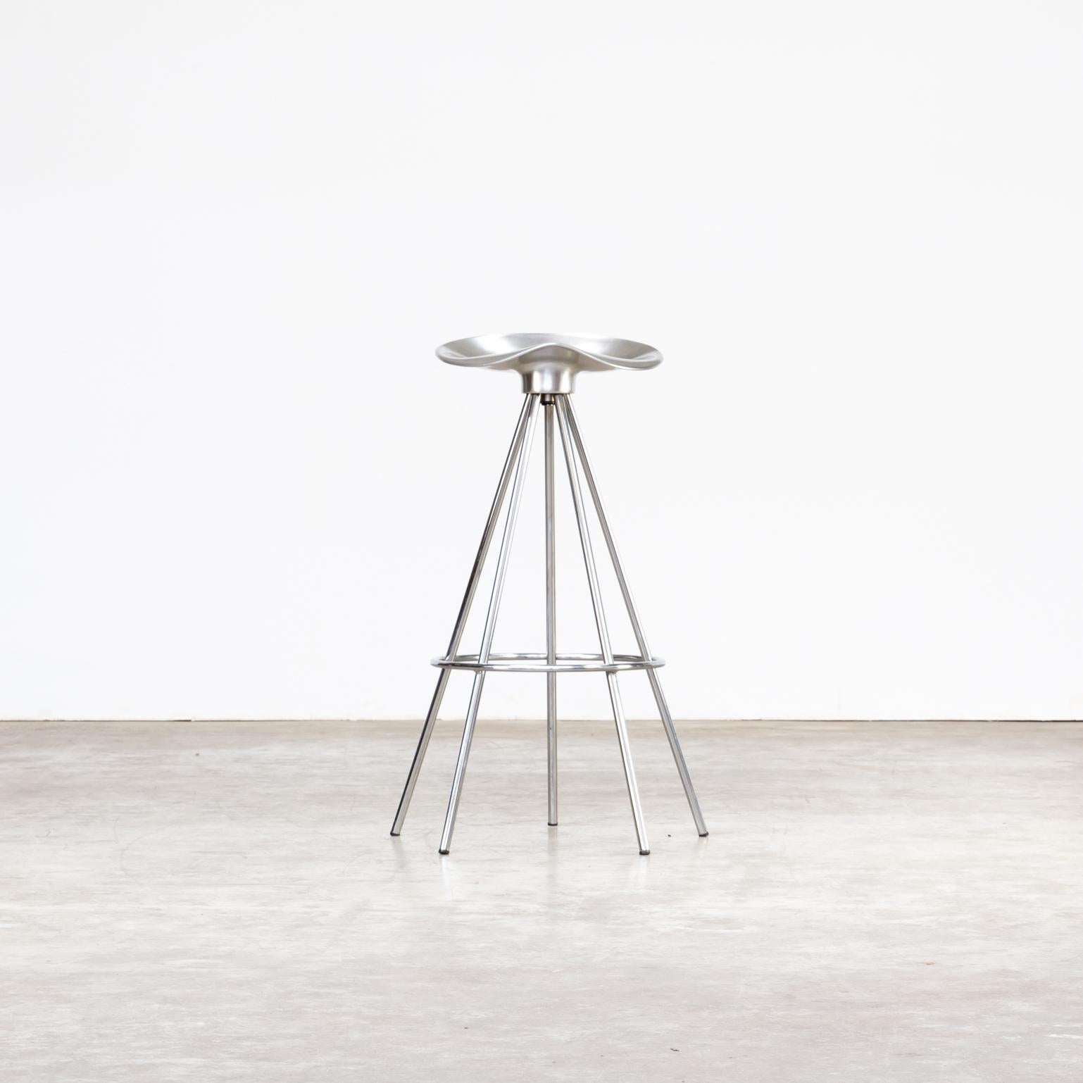 1990s Pepe Cortes ‘jamaica’ aluminium stool for Amat 3. Good condition consistent with age and use.