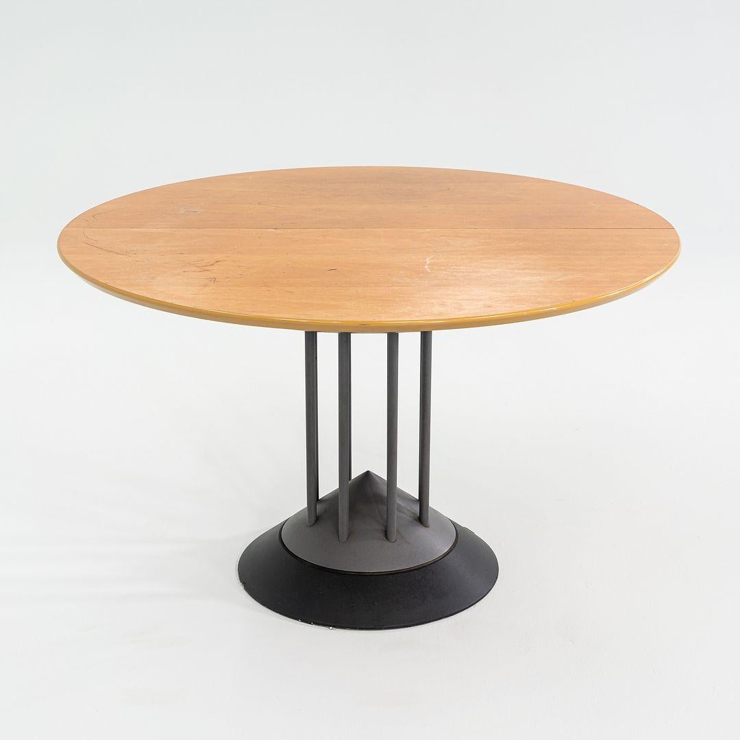 Años 90 Peter Maly para Tonon Italia Mesa de comedor extensible postmoderna con hoja en venta 4