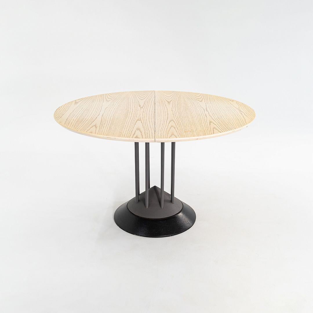Años 90 Peter Maly para Tonon Italia Mesa de comedor extensible postmoderna con hoja Moderno en venta