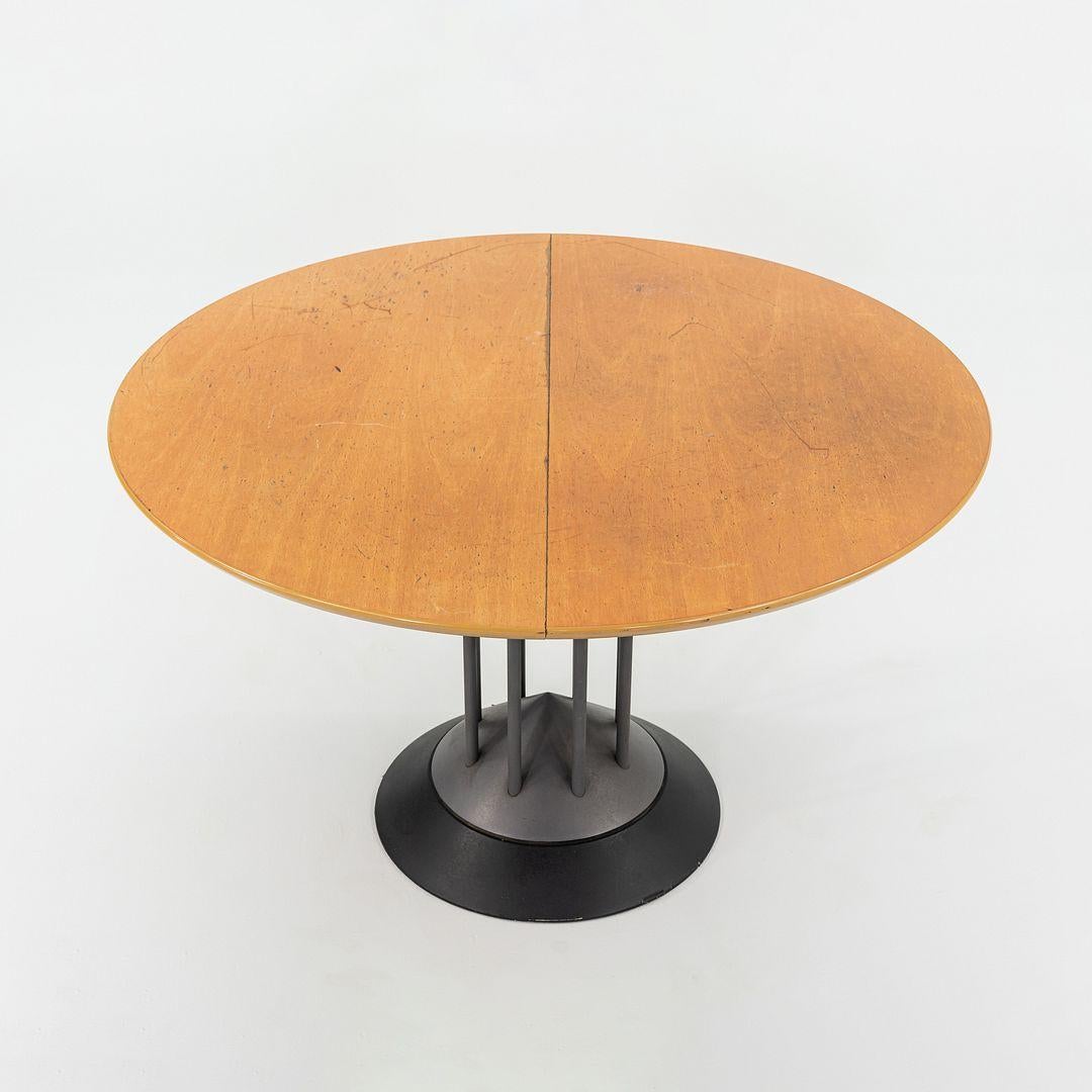 Años 90 Peter Maly para Tonon Italia Mesa de comedor extensible postmoderna con hoja Moderno en venta