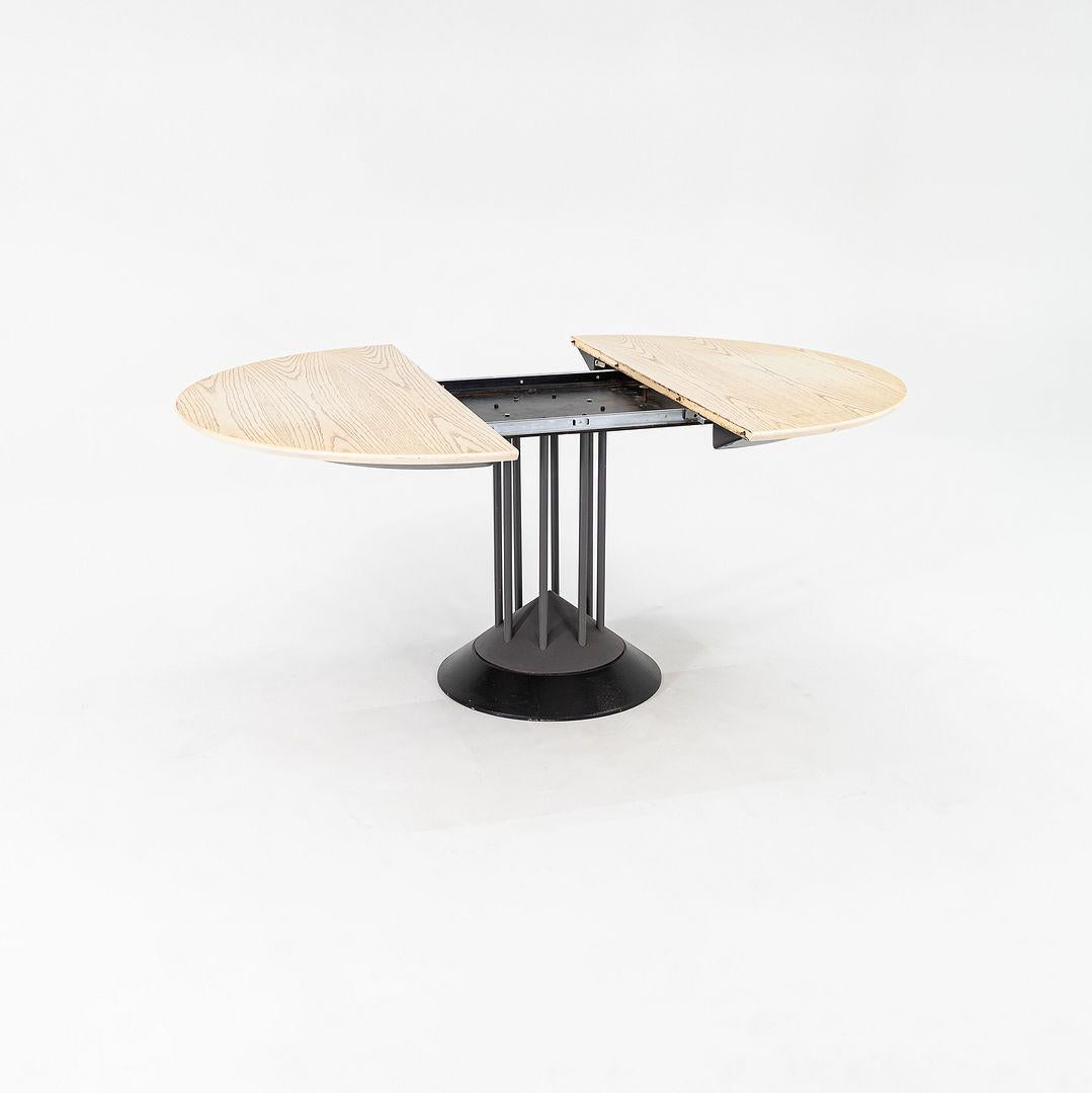Años 90 Peter Maly para Tonon Italia Mesa de comedor extensible postmoderna con hoja en venta 2