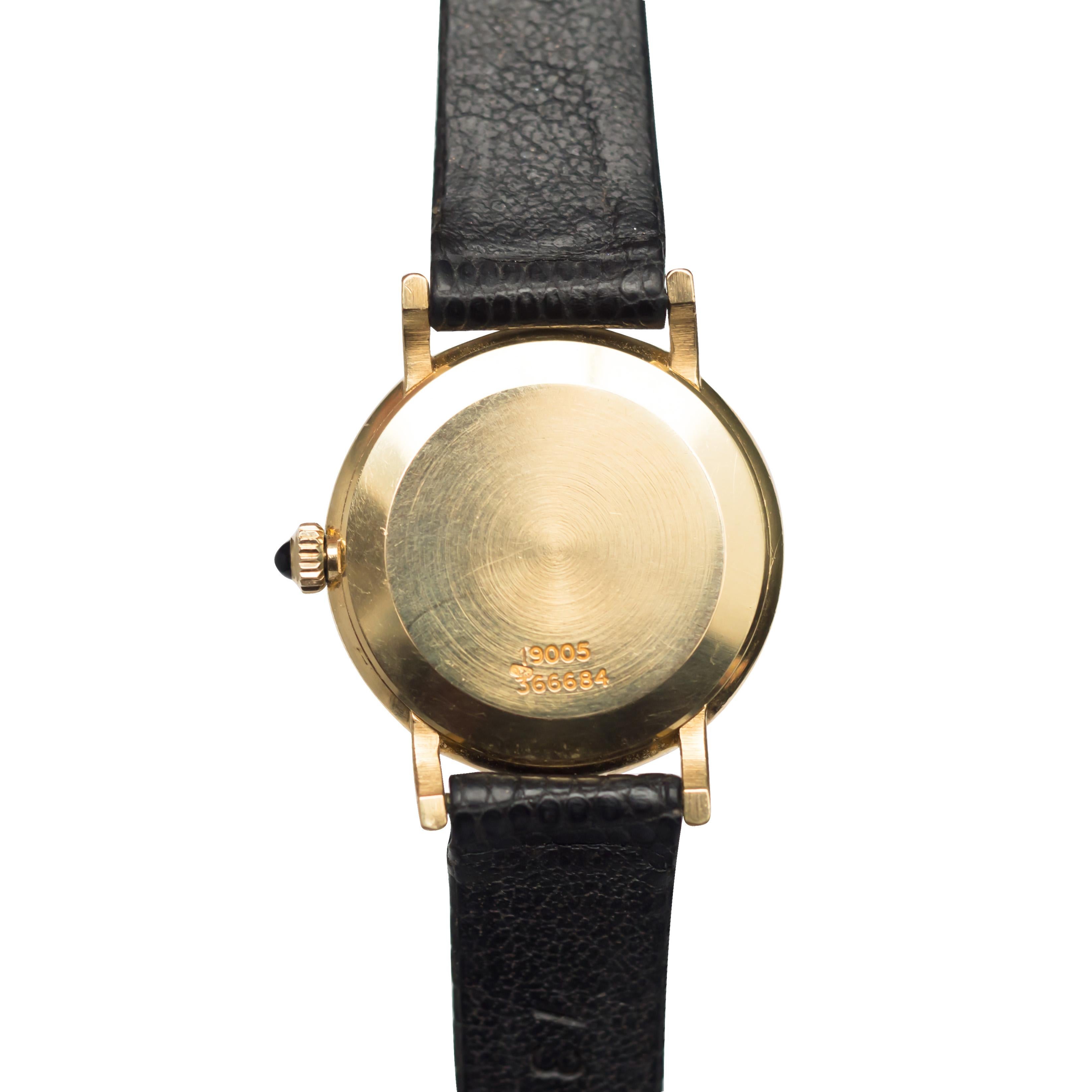 Women's 1990s Piaget 18 Karat Gold Ladies Wristwatch