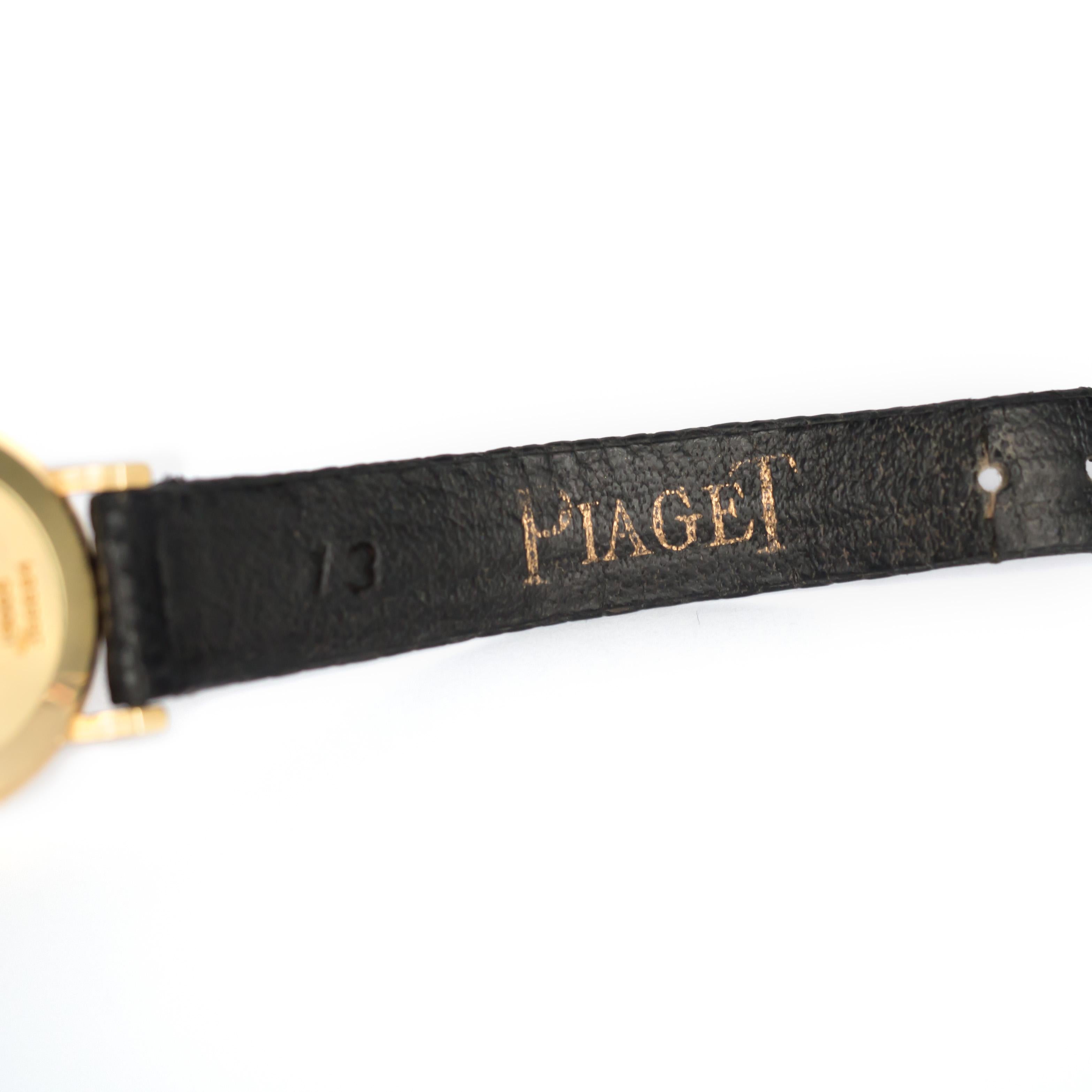 1990s Piaget 18 Karat Gold Ladies Wristwatch 2