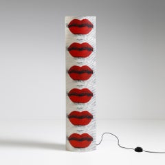 1990s Piero Fornasetti "Kisses" Floor Lamp for Antonangeli, Follia Pratica