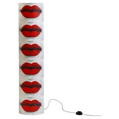 1990s Piero Fornasetti "Kisses" Floor Lamp for Antonangeli, Follia Pratica
