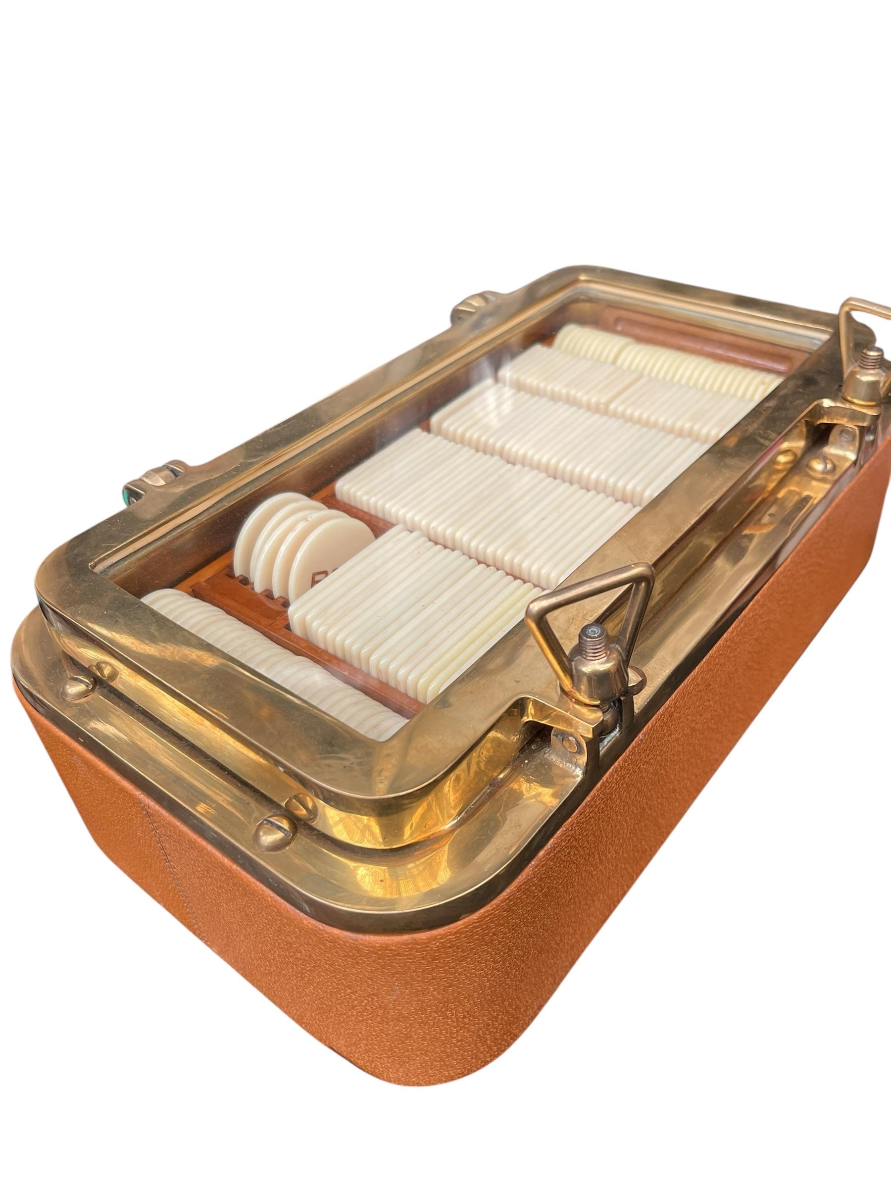 Scatola del gioco del poker anni '90 di Hermès in vendita 7