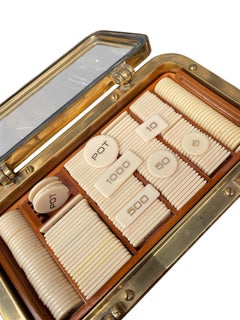 1990's Poker game box by Hermès