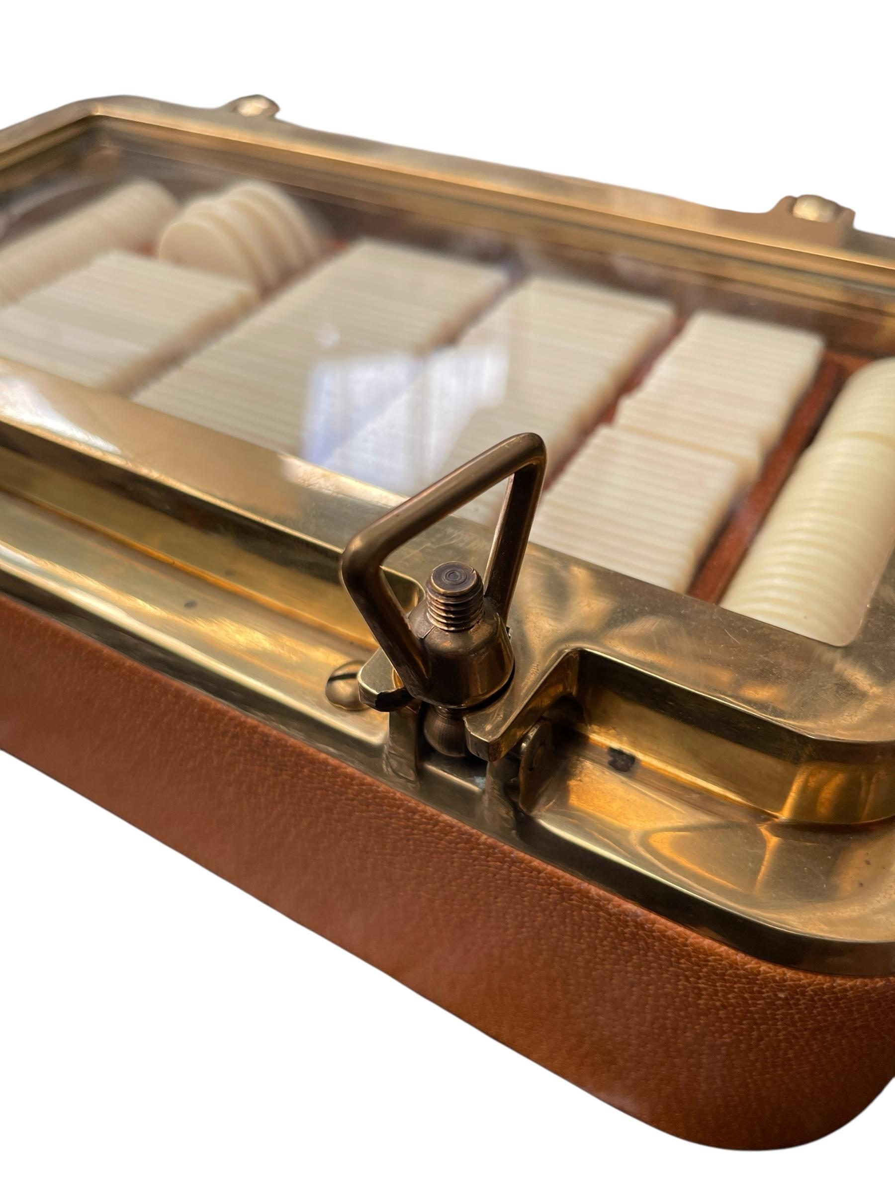 Francese Scatola del gioco del poker anni '90 di Hermès in vendita
