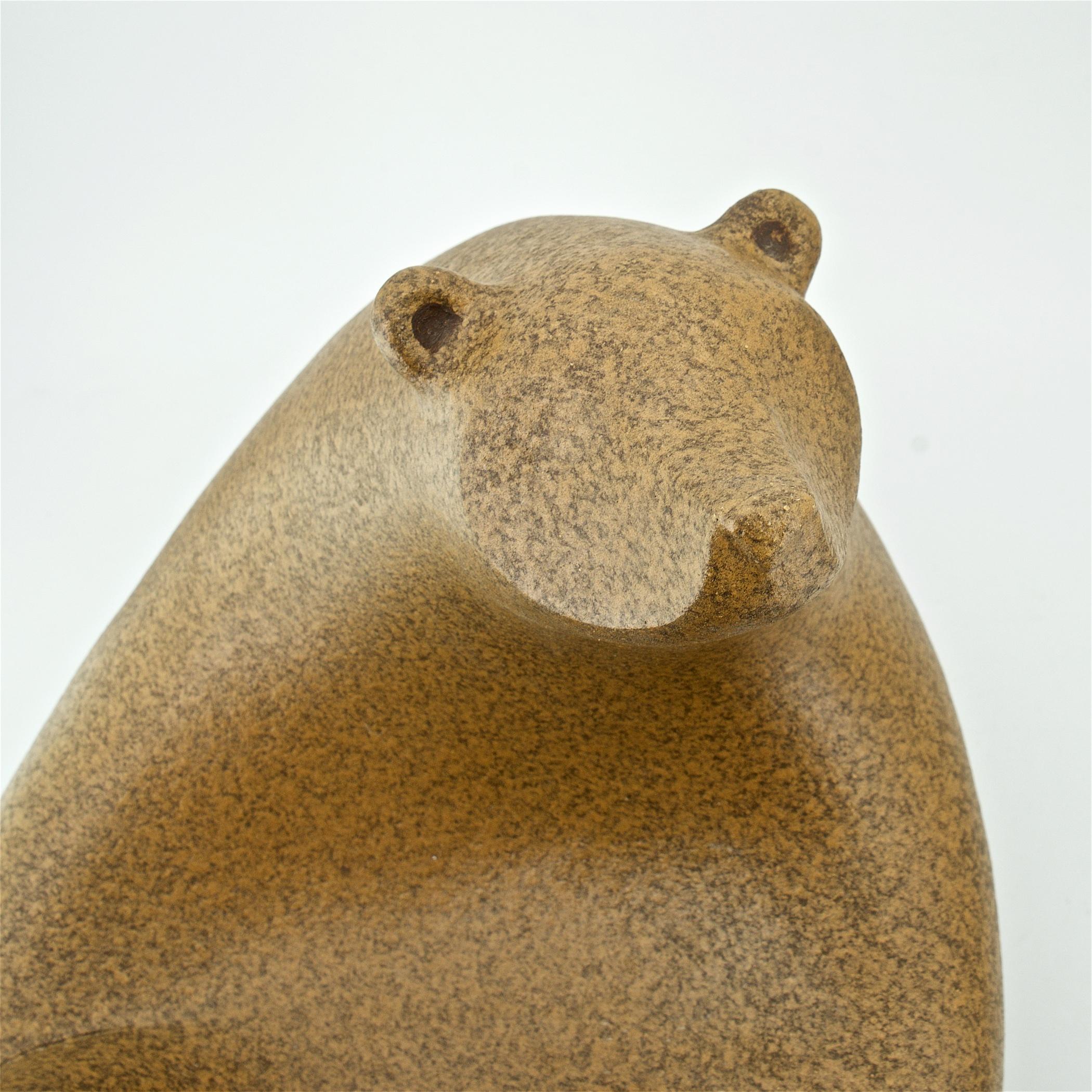 1990er Jahre Postmoderne Abstrakte Honey Bear Skulptur Große Architektonische Form im Angebot 1