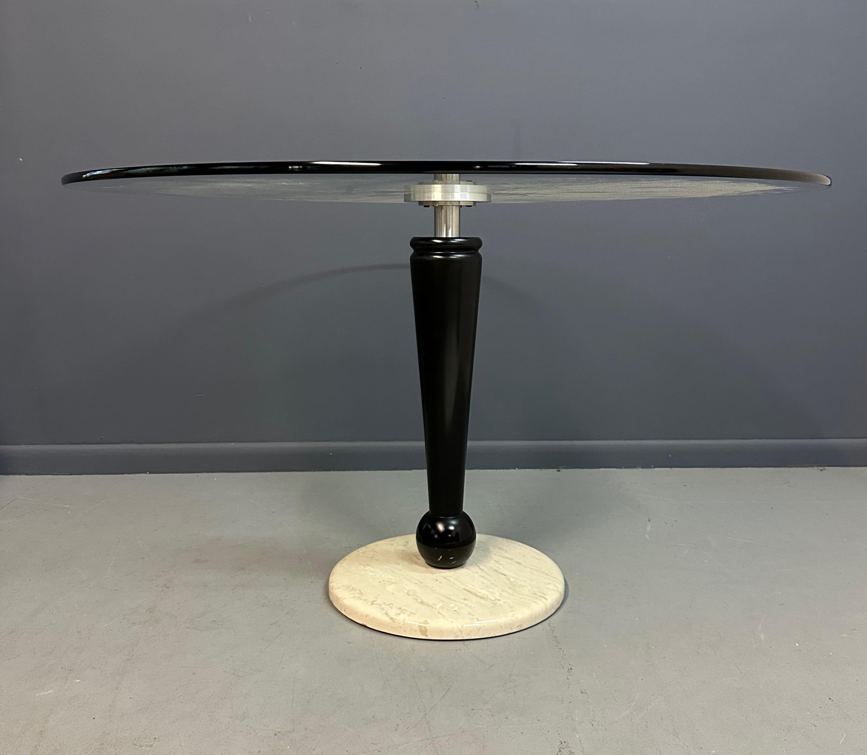 Post-Modern 1990s Post Modern Center Hall or Breakfast Room Table by Kaiser Newman For Sale