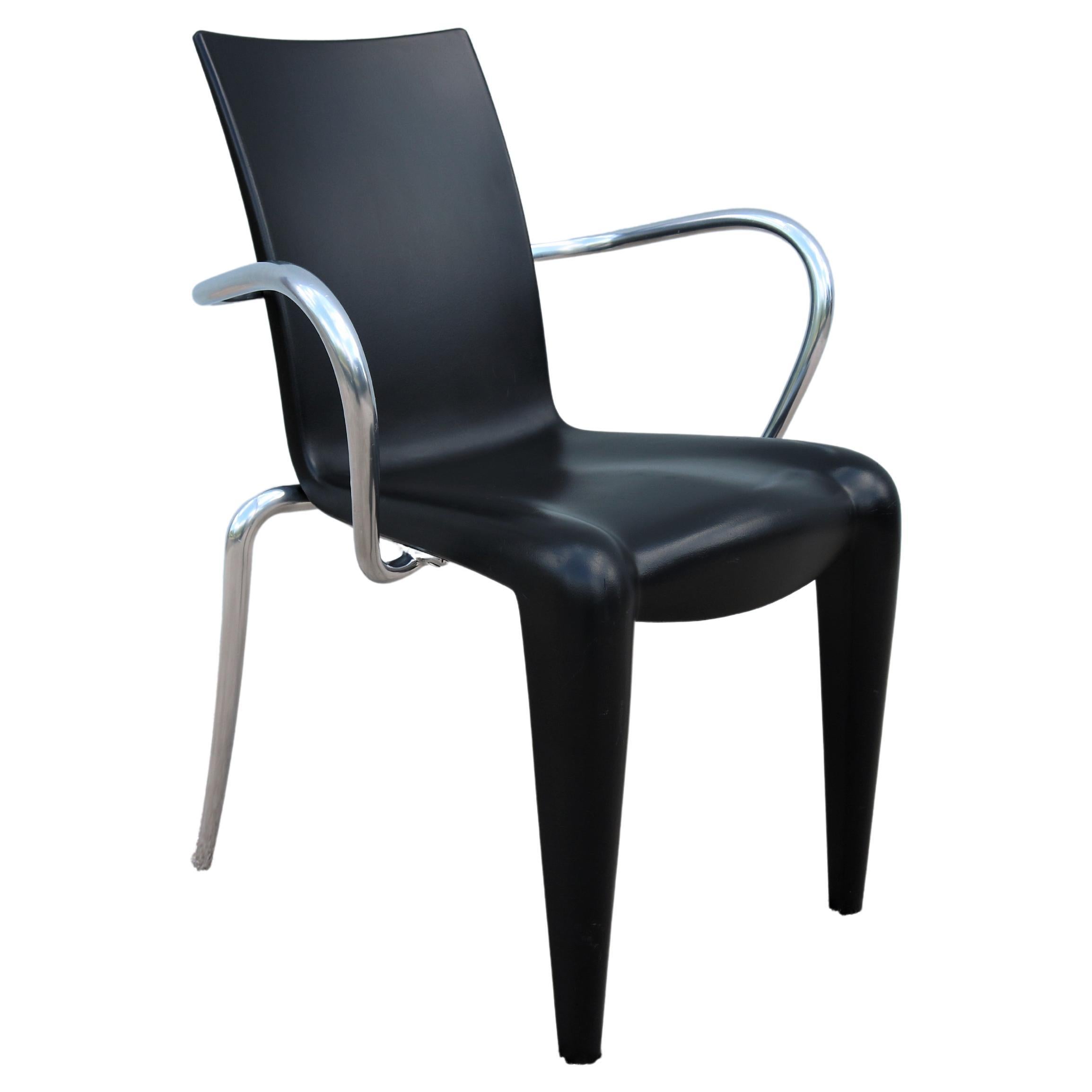 1990s Post-Modern Philippe Starck for Vitra Black Louis 20 Armchair, 3 Available
