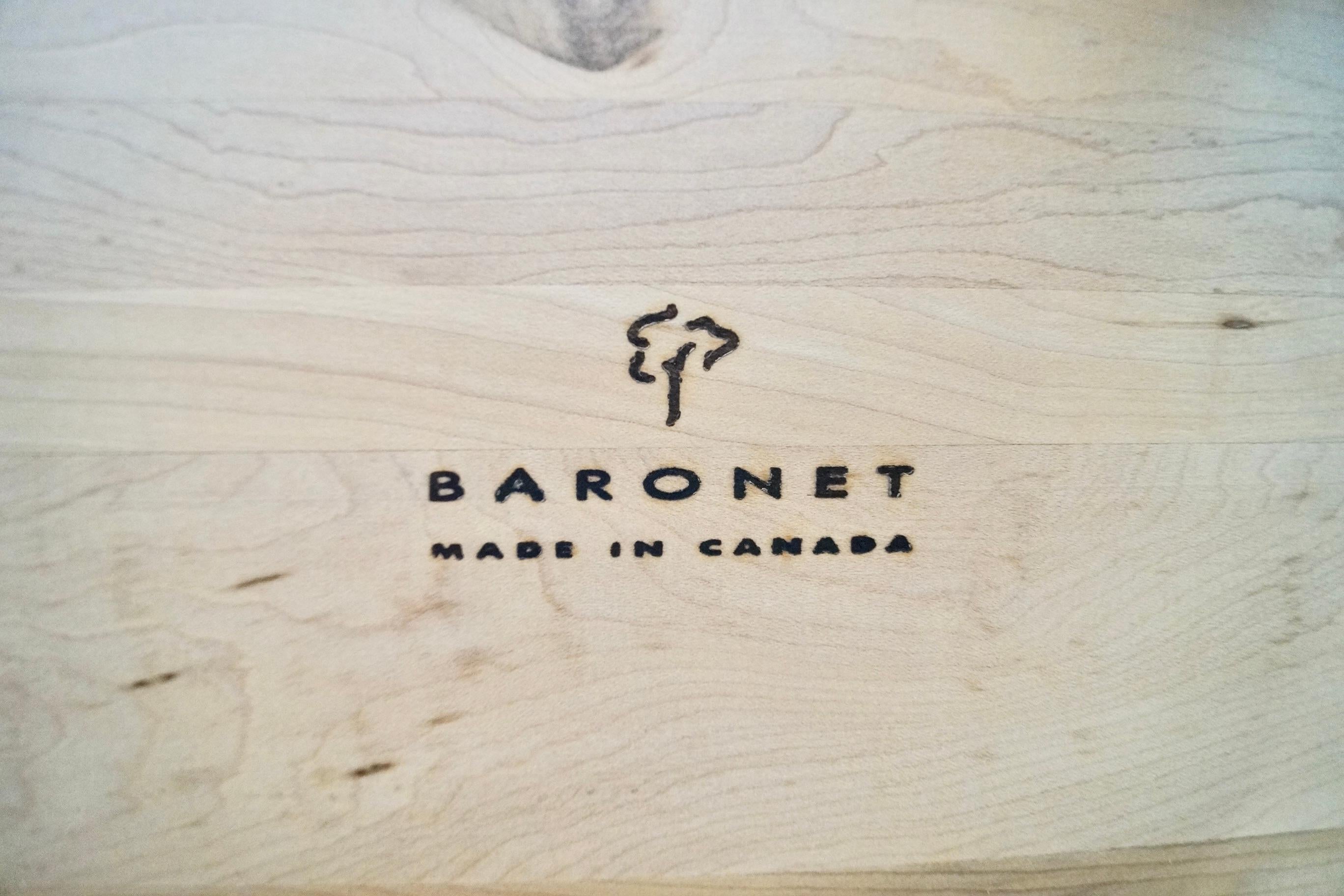1990's Postmodern Baronet Furniture Solid Maple Dresser 8
