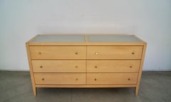 1990's Postmodern Baronet Furniture Solid Maple Dresser
