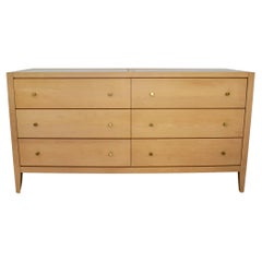 Vintage 1990's Postmodern Baronet Furniture Solid Maple Dresser