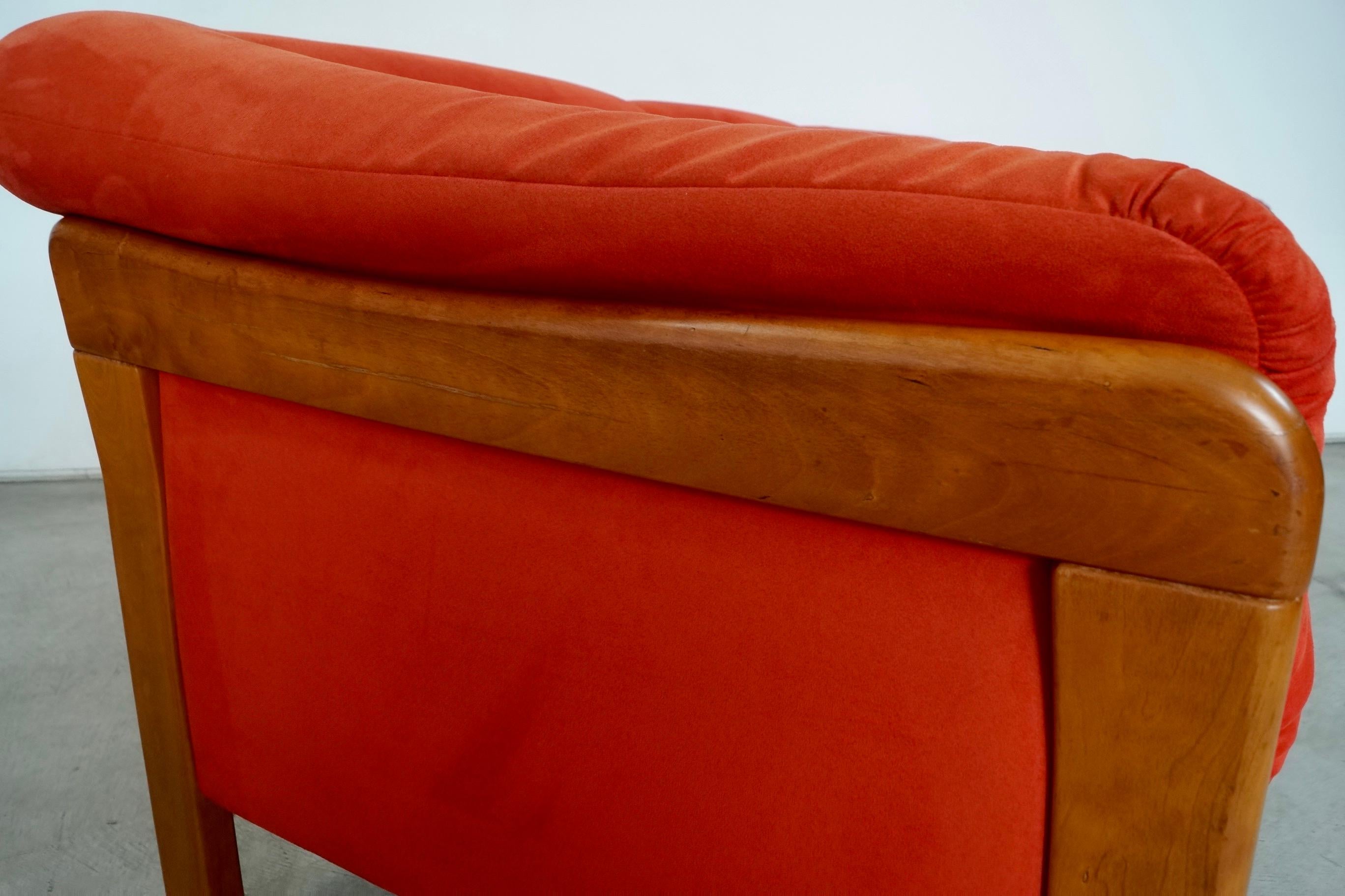 1990's Postmodern Danish Modern Style Teak Sofa by KSL 4