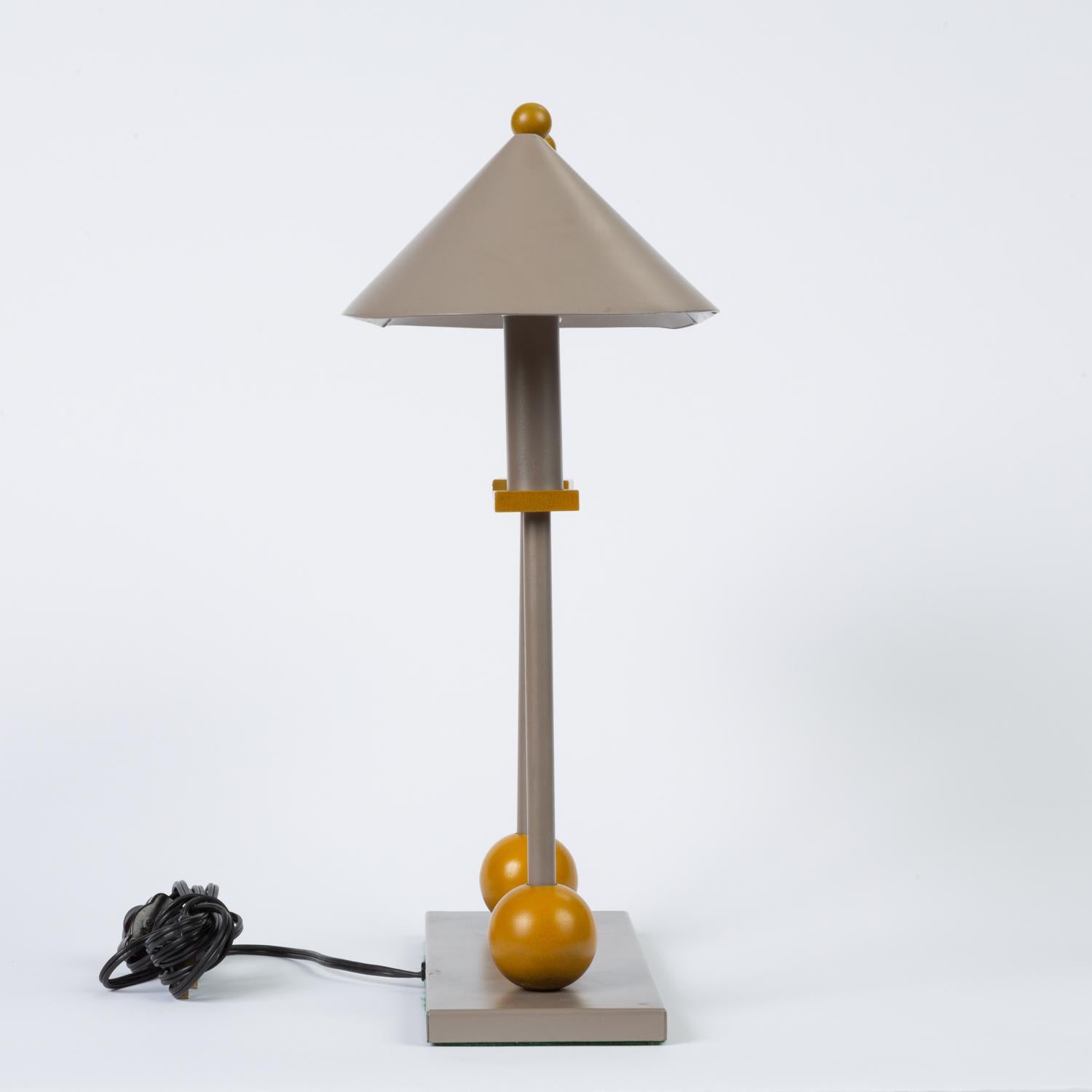 American 1990s Postmodern Desk or Table Lamp by Robert Sonneman for George Kovacs
