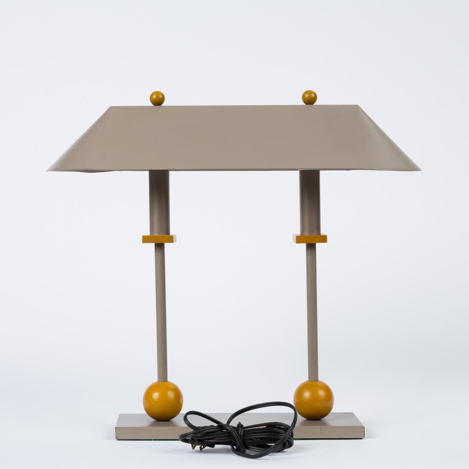 1990s Postmodern Desk or Table Lamp by Robert Sonneman for George Kovacs In Excellent Condition In Los Angeles, CA