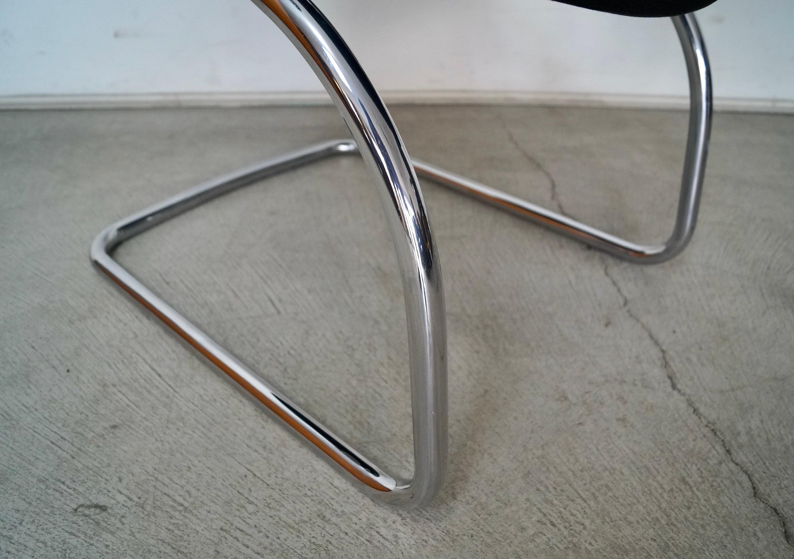 1990's Postmodern German Chrome Cantilever Arm Chairs - A Pair For Sale 12