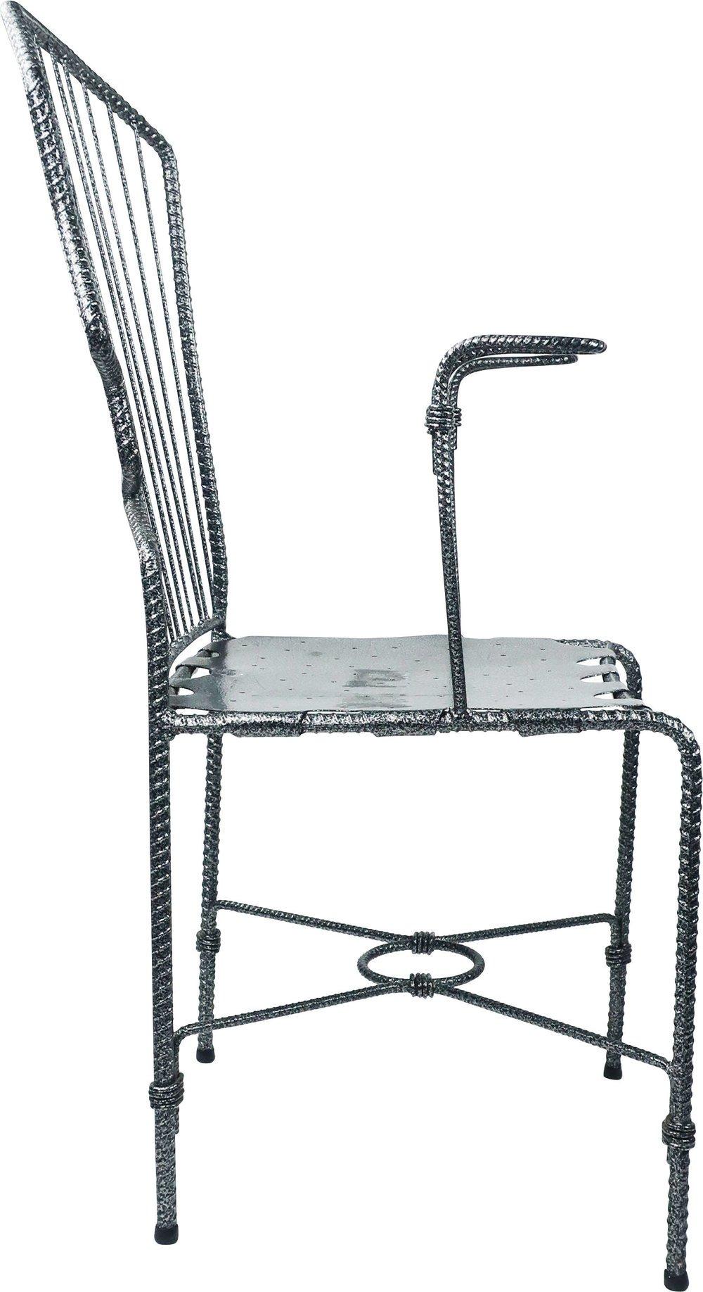 American 1990s Postmodern Handmade Head Chair by Ries Niemi