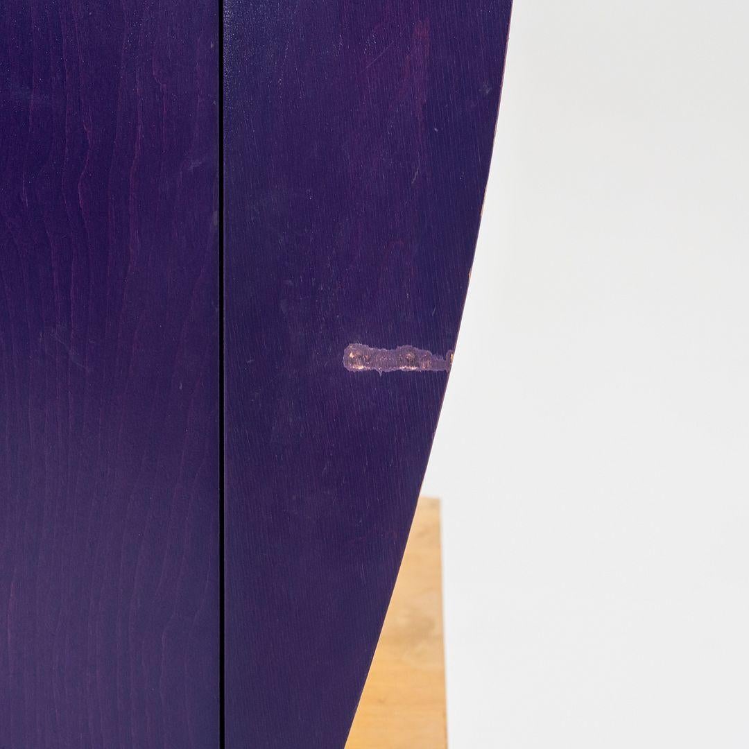 1990s Postmodern Sculptural Studio Craft Color Block Maple Armoire / Cabinet For Sale 1