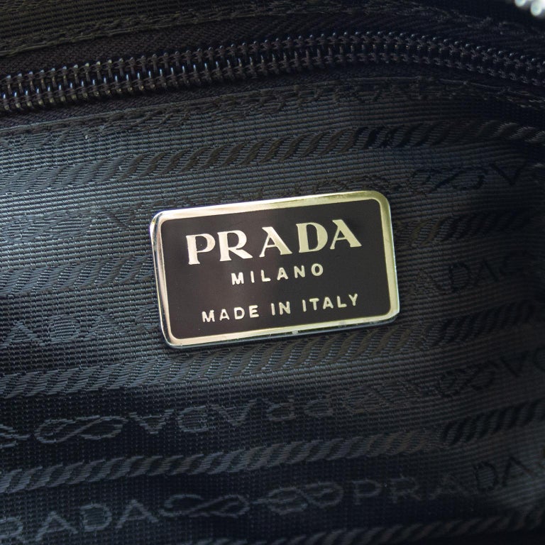 1990s Prada Beige Leather Bowling Bag For Sale at 1stDibs