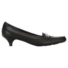 Vintage 1990s Prada Black Kitten Heels