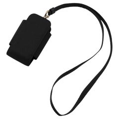 1990s Prada Black Nylon Lanyard