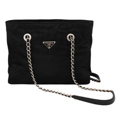 1990s Prada Black Nylon Tote