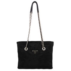 PRADA-Logo-Nylon-Leather-Tote-Bag-Black-Noir-1BG997 – dct-ep_vintage luxury  Store