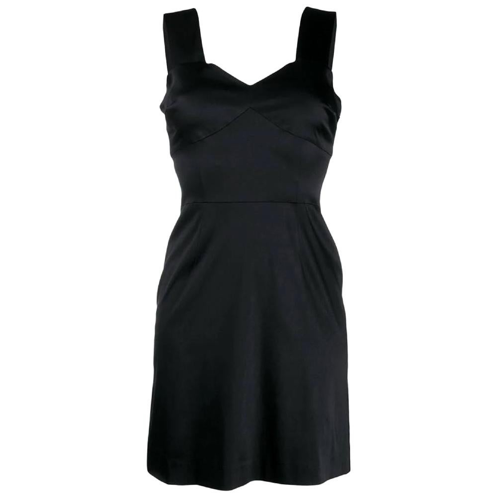 1990s Prada Black Short Dress