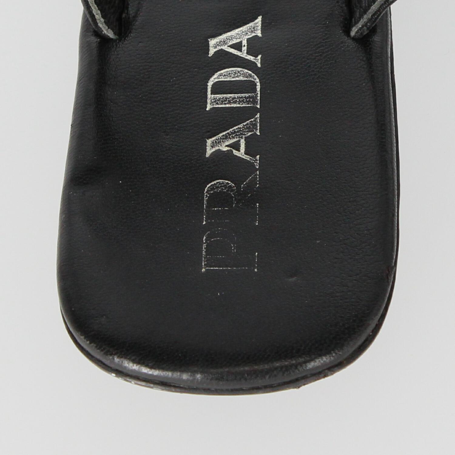 1990s Prada Flat Sandals 3