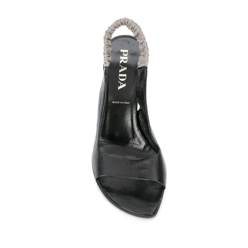 1990s Prada Open Heel Shoes In Good Condition In Lugo (RA), IT