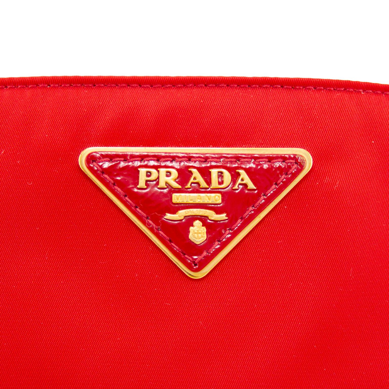 red prada bag vintage