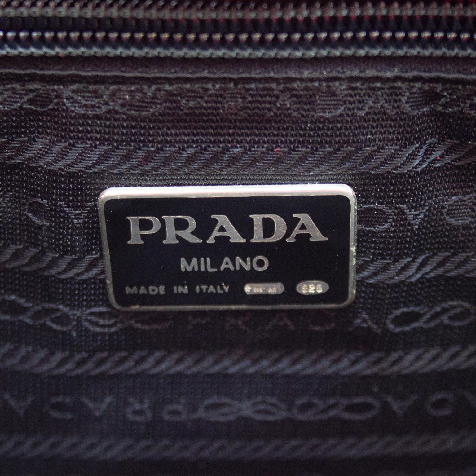1990s Prada Red Suede Hand Bag with Gold Chain Handles  In Good Condition In Toronto, Ontario