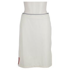 Gonna in nylon tecnico Prada Sport Off-White anni '90 - IT 40