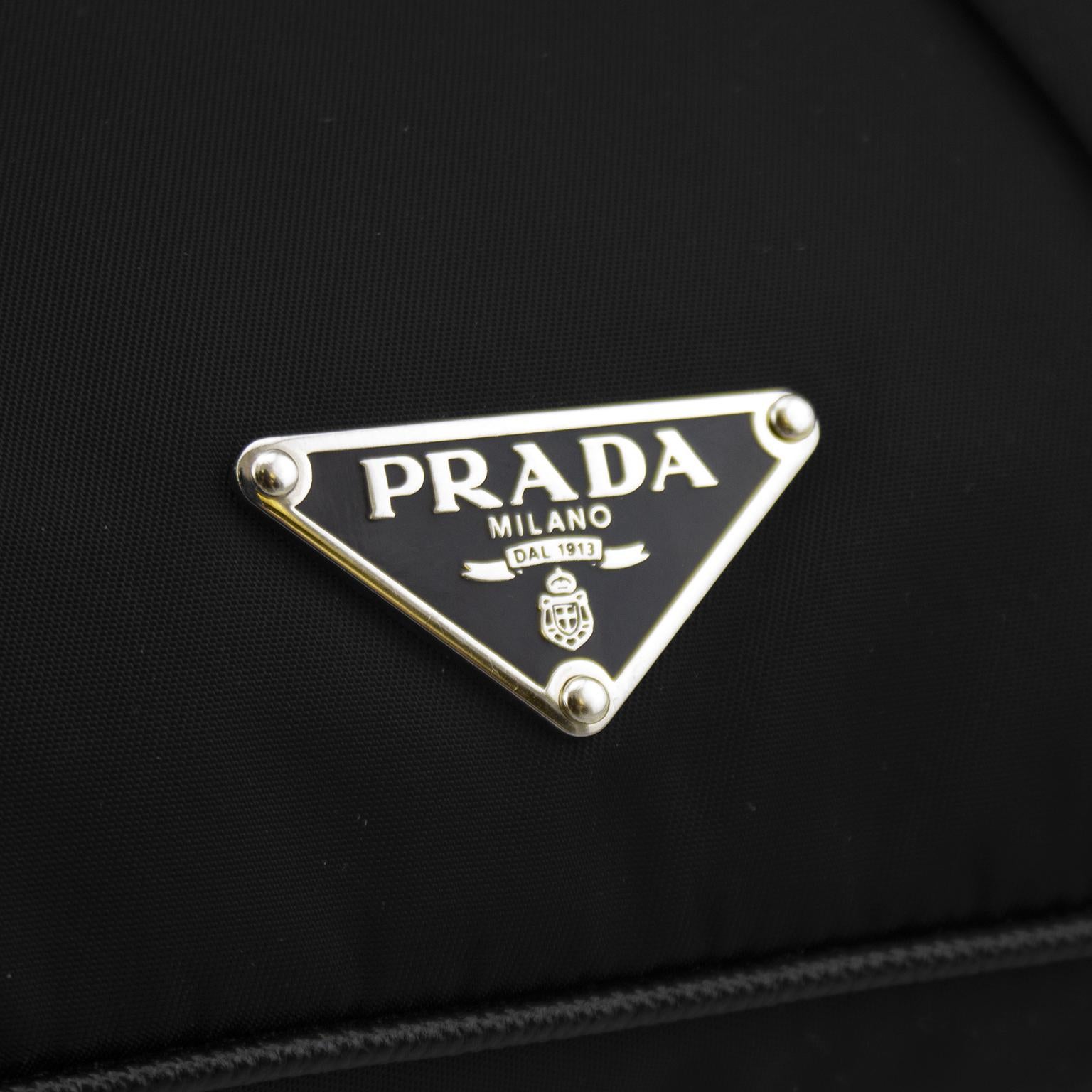 prada tessuto nylon shoulder bag