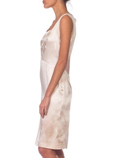 1990s Prada Tie-Dye Silk Satin Dress