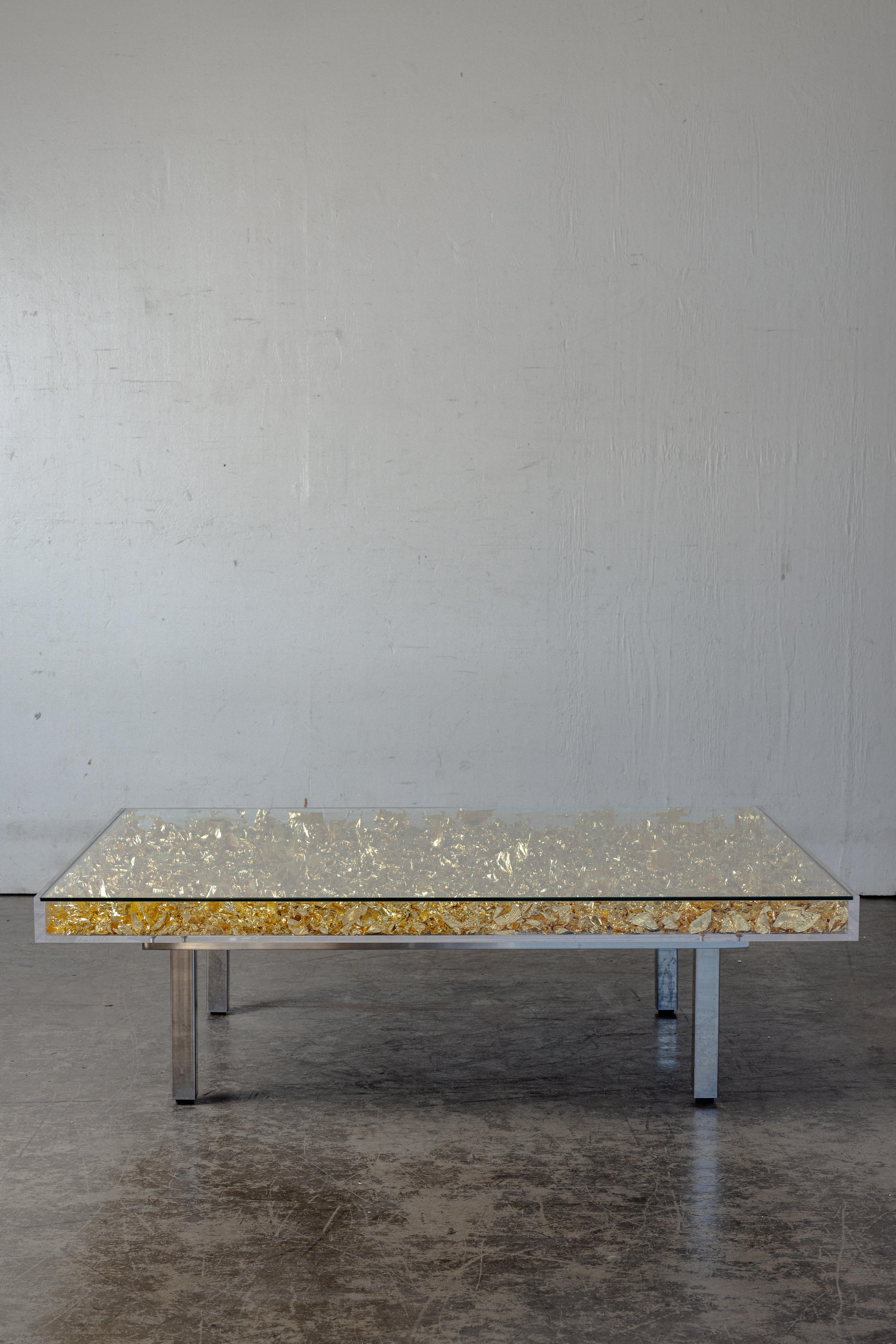 1990's Production of Table Monogold by Yves Klein (France, 1928-1962)

H 14.5