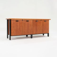 1990s Propeller Credenza in Cherry by Emanuela Frattini for Knoll International
