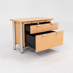 1990s Propeller Credenzas in Birdseye Maple by Emanuela Frattini for Knoll