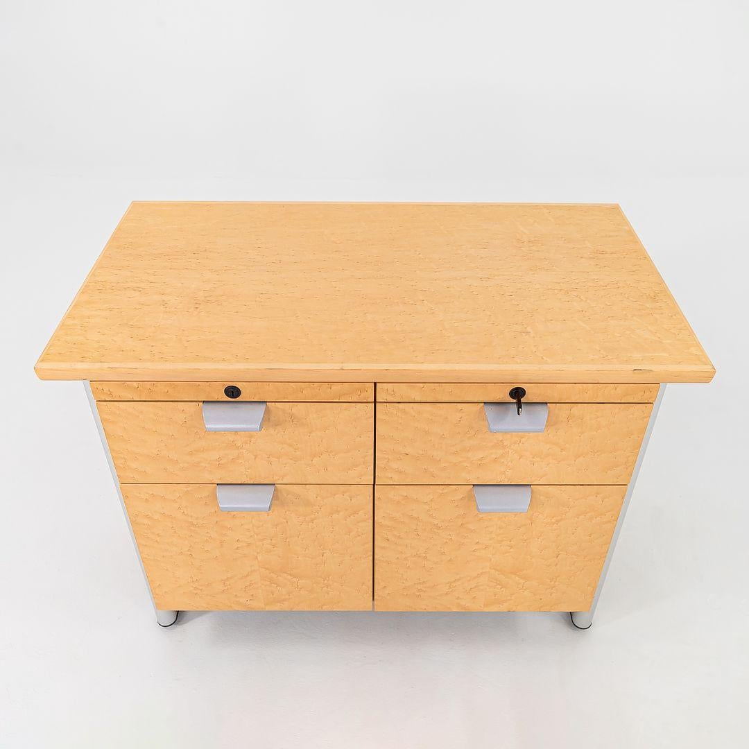 Modern 1990s Propeller Credenzas in Birdseye Maple by Emanuela Frattini for Knoll For Sale