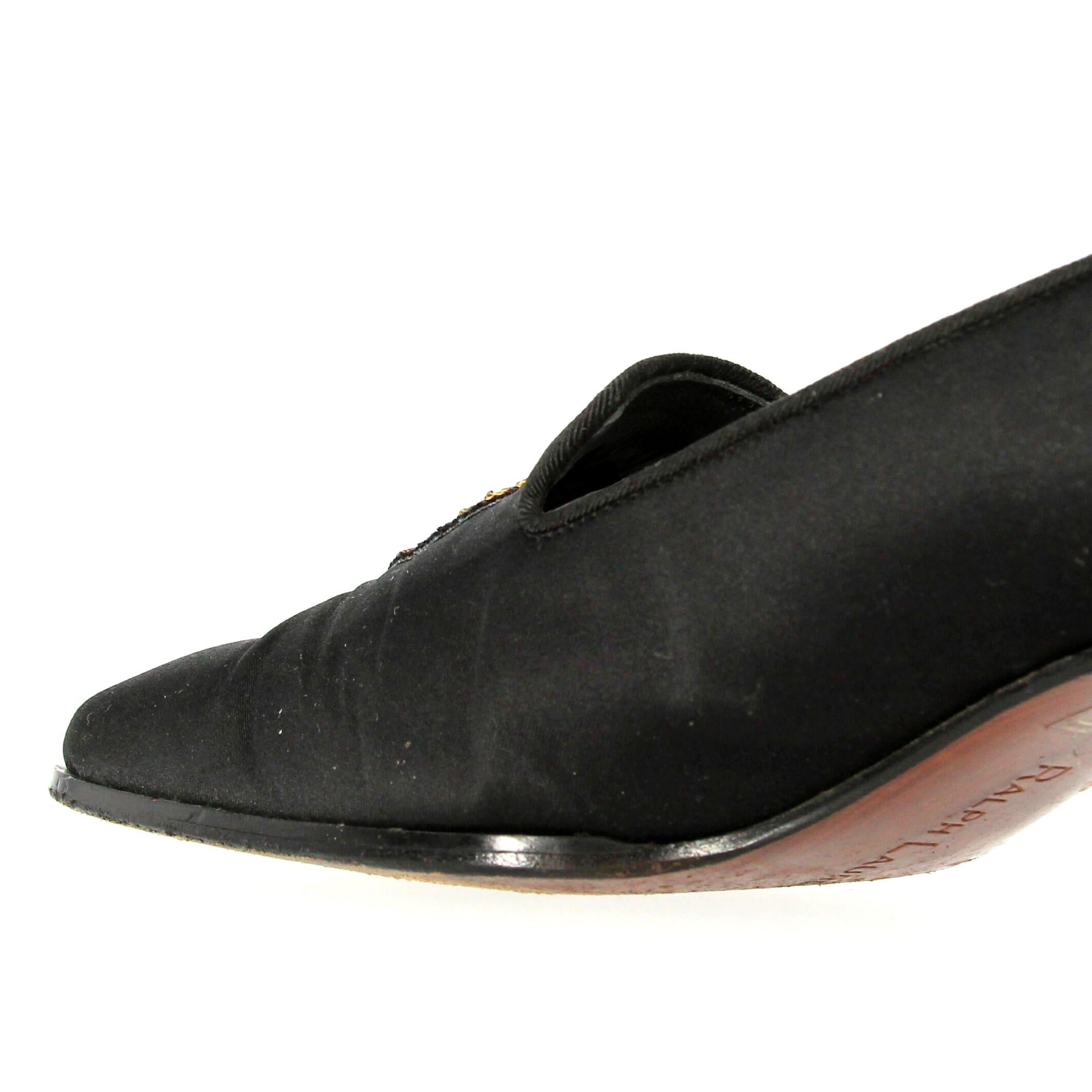 1990s Ralph Lauren Heeled Loafers For Sale 2