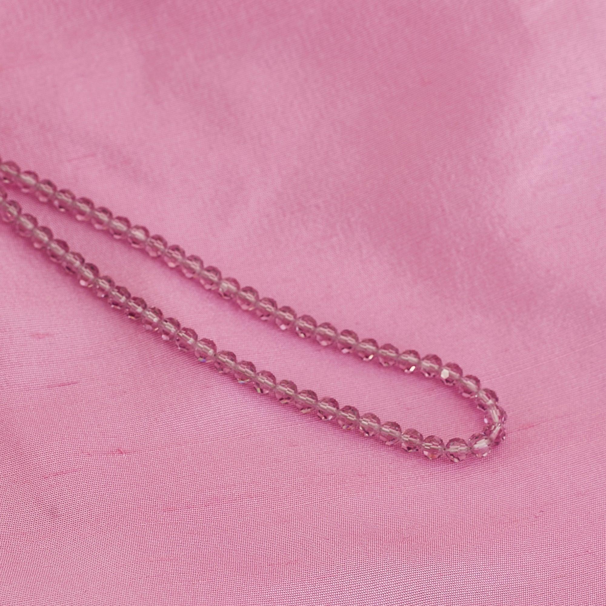 Women's 1990s Ralph Lauren Pink Silk Maxi Dress with Crystal Straps For Sale