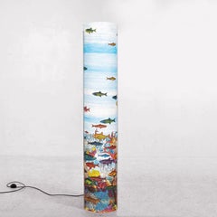 1990s Rare "Aquarium" Floor Lamp by Piero Fornasetti for Antonangeli