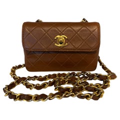 1990s Rare Extra Mini Chanel Crossbody Bag 1990s Rare Extra Mini Chanel Crossbody Bag