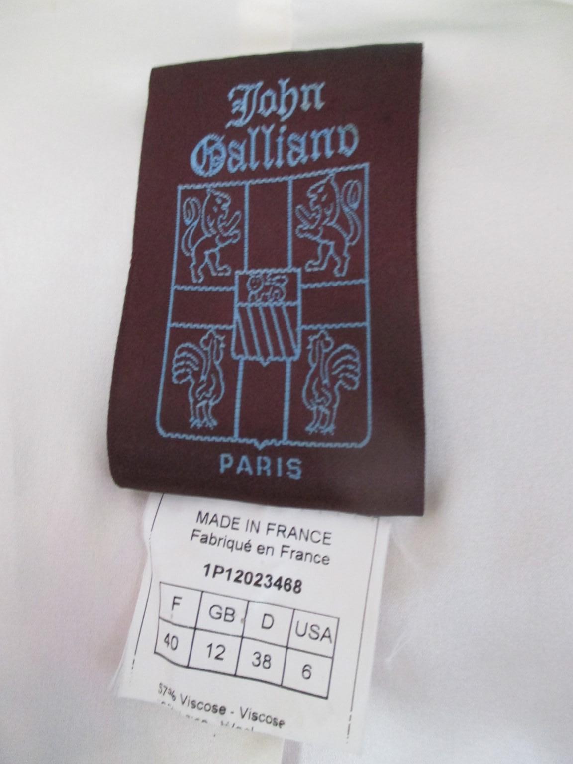1990's Rare John Galliano Paris Roaring 20's Jacket US 6 For Sale 1