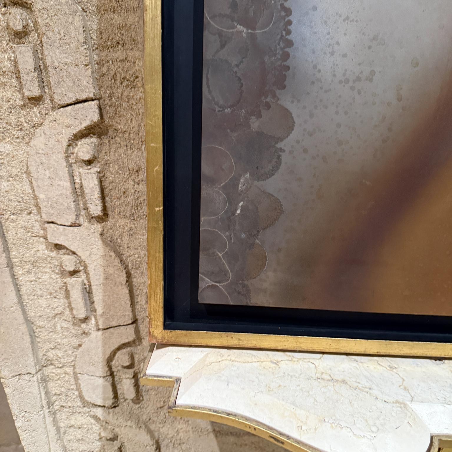 Raul Monje, grande opera d'arte da parete in bronzo del Messico del 1990 In condizioni buone in vendita a Chula Vista, CA